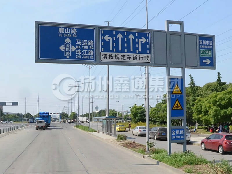 BZG-012，交通標(biāo)志桿，框架交通標(biāo)志桿