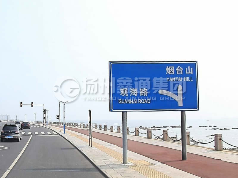 BZG-015，交通標(biāo)志桿，雙柱標(biāo)志桿