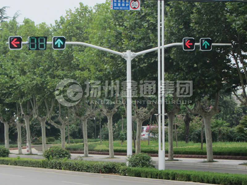 XHDG-041，Y型雙挑信號(hào)燈桿