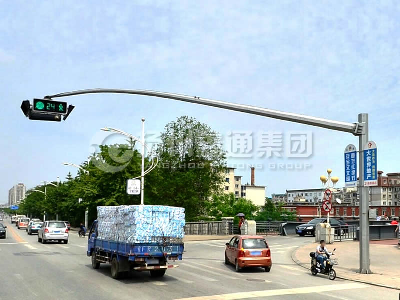 XHDG-048，吊籠式信號燈桿，吉林信號燈桿