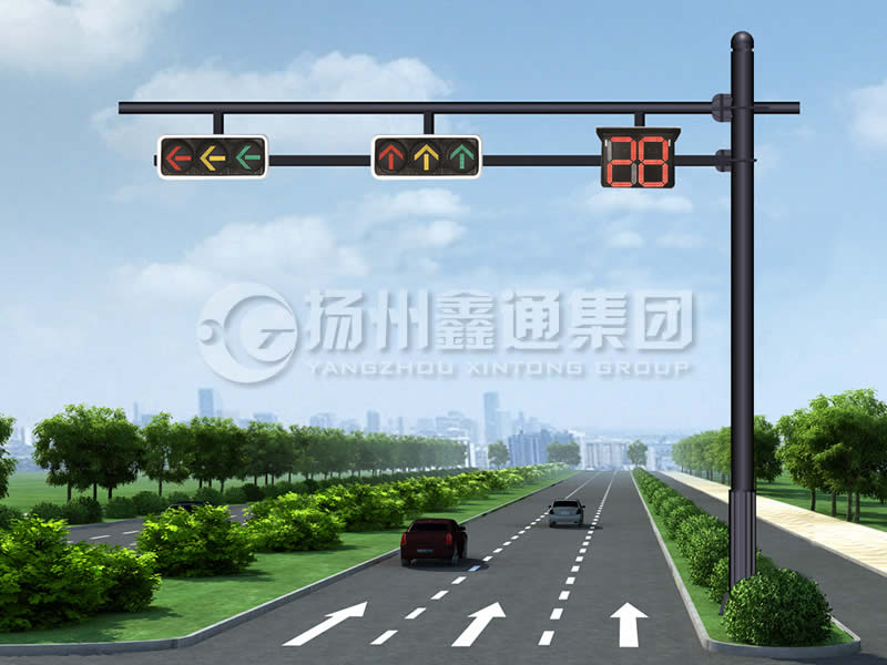XHDG-061，F(xiàn)型信號(hào)燈桿，晉中信號(hào)燈桿